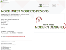Tablet Screenshot of northwestmoderndesigns.ie